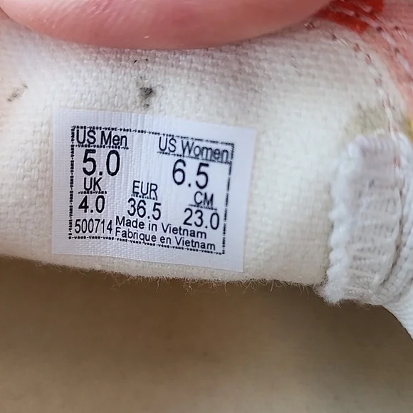 Vans Multicolor Floral Slip-Ons - Picture 7 of 7